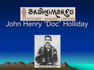 John Henry “Doc” Holliday