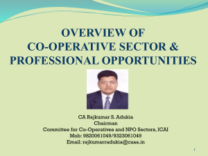 Overview of Cooperative Societies – CA. Rajkumar S. Adukia