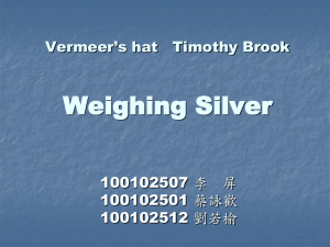 Weighing Silver