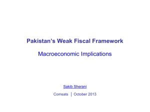 Macroeconomic Implications Fiscal Framework (Oct 2013)