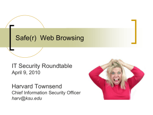 Safe(r) Web Browsing presentation