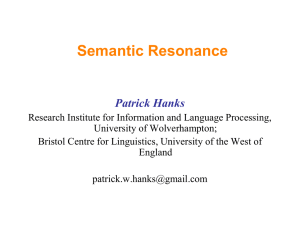 Semantic Resonance