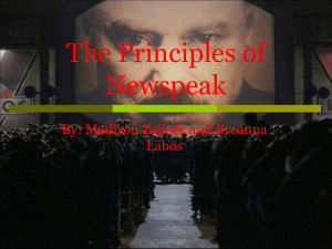 Appendix: The Principles of Newspeak