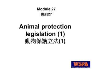 27_Animal Law(I) 動物法律