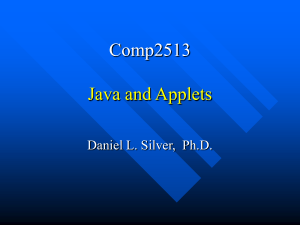 Java, Applets and JavaScript