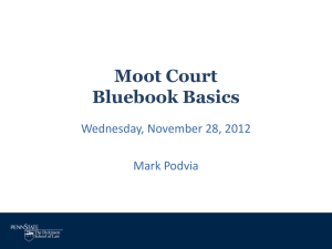 Bluebook Basics: Environmental Law Review