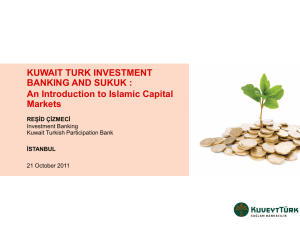 KUWAIT TURK INVESTMENT BANKING AND SUKUK