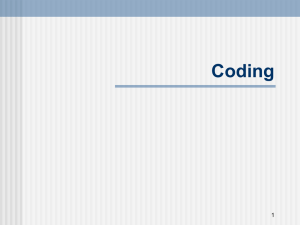 Coding - Online QDA