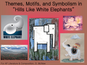 Hills Like White Elephants - Paintsville Independent Schools