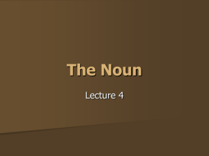 The Noun