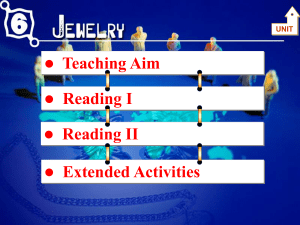 Unit 6 Jewelry