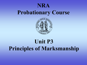 NRA Probationary Course - Cawdor Rifle and Gun Club
