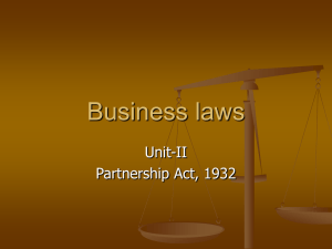 Partnership Act 1932