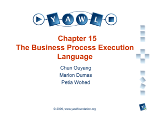 Chapter 15 The Business Process Execution Language