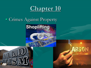 10. Crimes Against Property