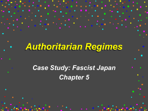 Authoritarian Regimes
