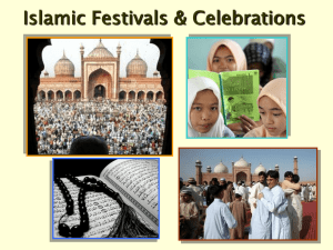 Islamic Festivals & Celebrations