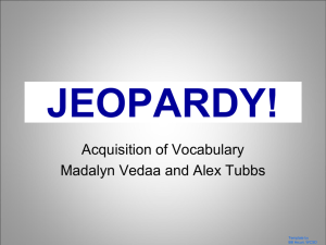 jeopardy! - Lakewood City Schools