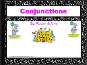 Conjunctions - HCC Learning Web