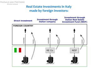 Real Estate Investment in Italy