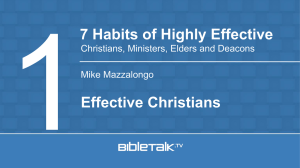 7 Habits - BibleTalk.tv