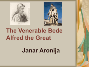 The Venerable Bede and Alfred the Great