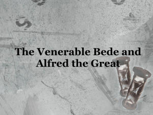 Venerable Bede and Alfred the Great