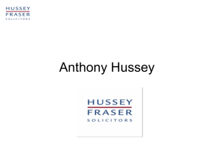 Note 1 - Hussey Fraser