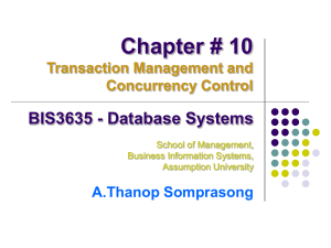 What is a Transaction - a.thanop somprasong (ning)