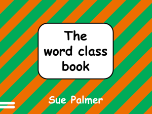 The Word Class Book
