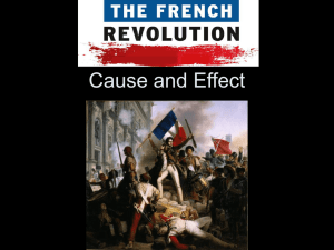 French Revolution: Cause and Effect