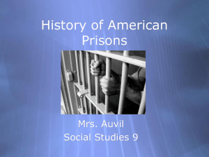 history of prisons