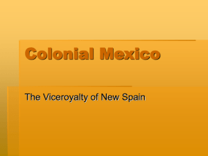 Colonial Mexico - Grand View University