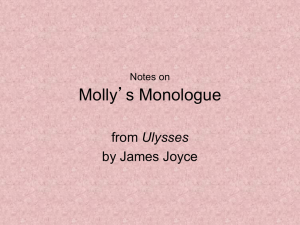 Molly`s Monologue notes - G.VERONESE