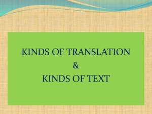Kinds-of-Translation and collocation