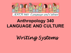 Writing Systems PowerPoint