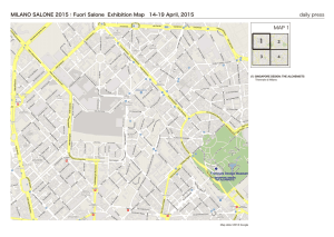 MILANO SALONE 2015：Fuori Salone Exhibition Map 14