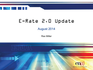 E-Rate 2.0 has arrived - Education Networks of America