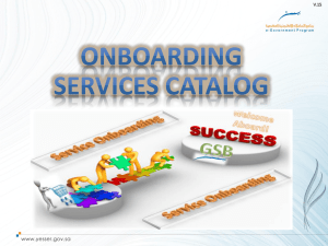 GSB Services Catalog