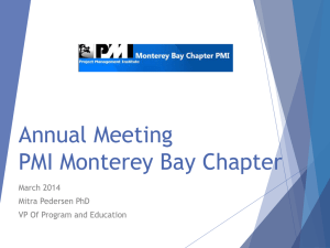 AnnualMeeting-mBay Chapter-Master slides 2014