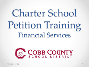 2014 Financial Services Charter Petitioner Training