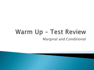 Warm Up * Test Review