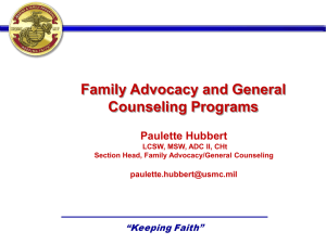 Family Advocacy and General Counseling