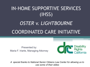 in-home supportive services (ihss)