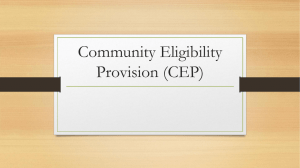 Community Eligibility Provision (CEP)
