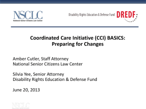 Cal MediConnect - Disability Rights Education & Defense Fund