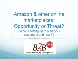 Amazon*s Quarterly Sales Growth - B2B Direct Marketing Intelligence