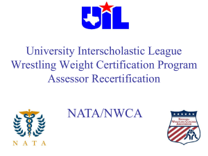 Assessor PowerPoint 2014-15 - University Interscholastic League
