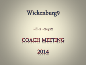 2014 Coach Meeting Presentation