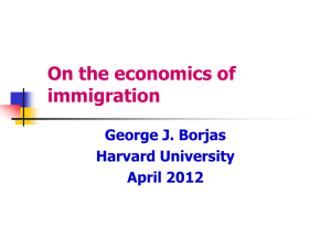 Slides for Immigration presentation